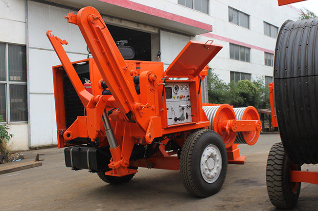 Cummins Strong Power Hydraulic Cable Puller For Transmission Line Engine