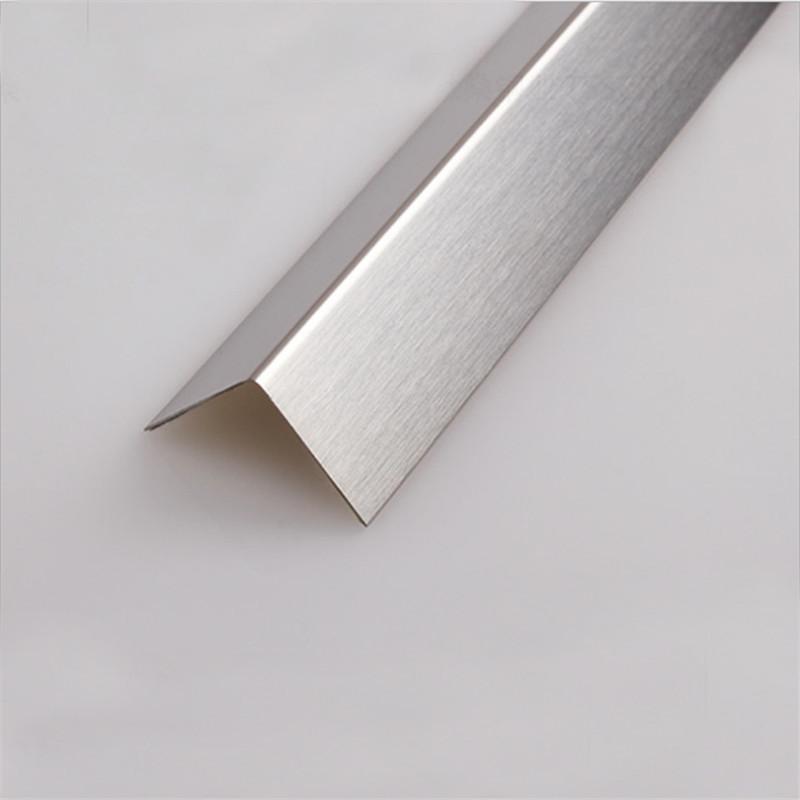 hot sale L shaped tile trim stainless steel hairline finish made in china