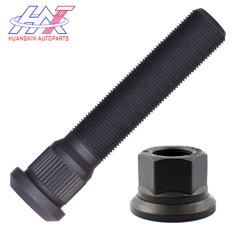 High Strength Wheel Hub Bolt And Nut For Mack Truck American Truck