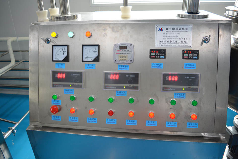 50L Sun Cream Cosmetic Making Machine Vacuum Homogenizer Emulsifying Mixer