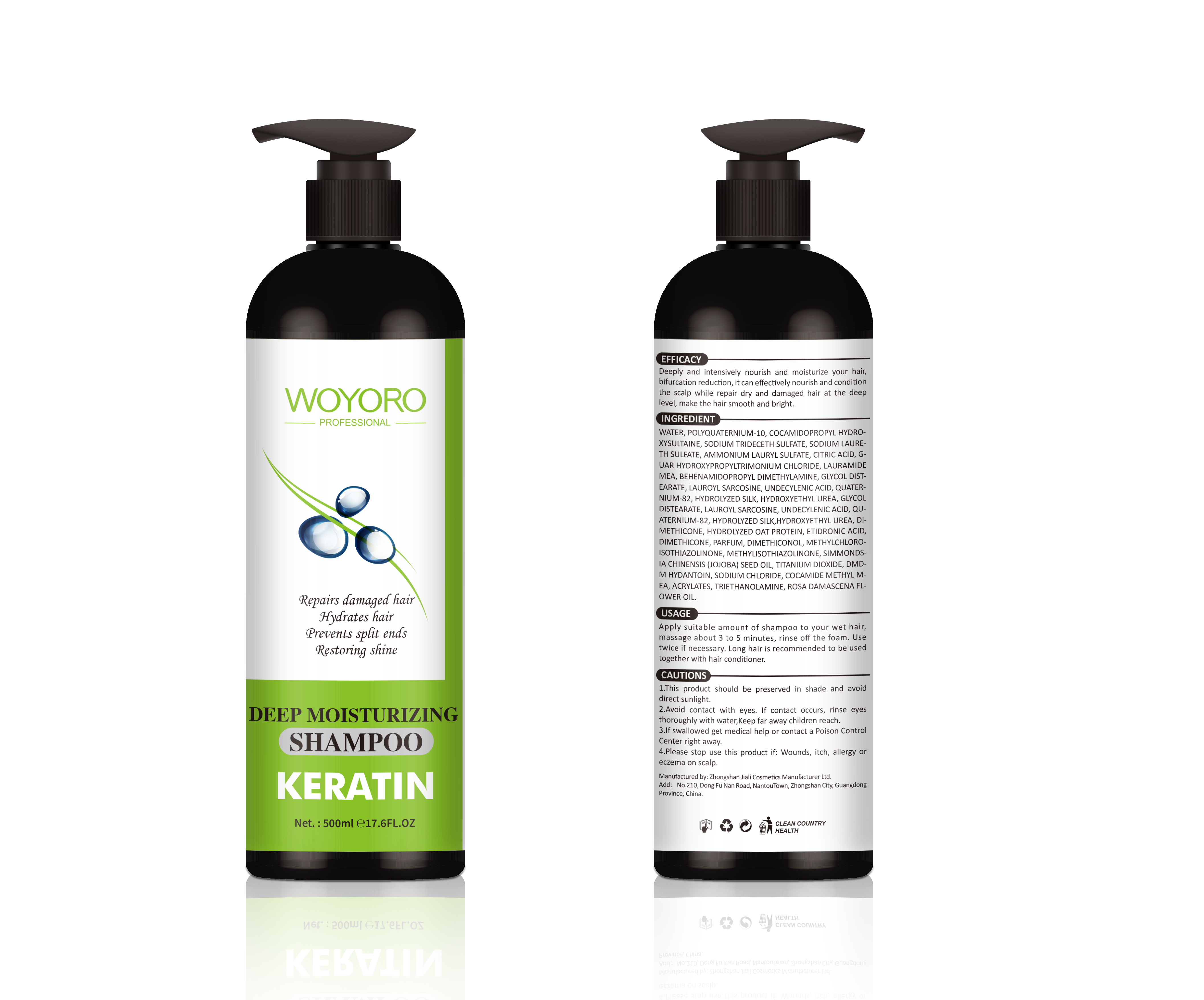 Deep Moisturizing 17.6 FL OZ Shampoo And Conditioner