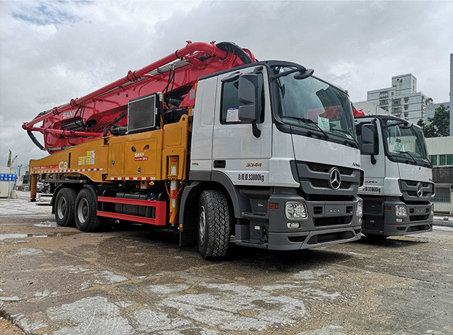Cement Transport Truck Mercedes Actros 47m Diesel Pump Concrete Boom Pump Truck