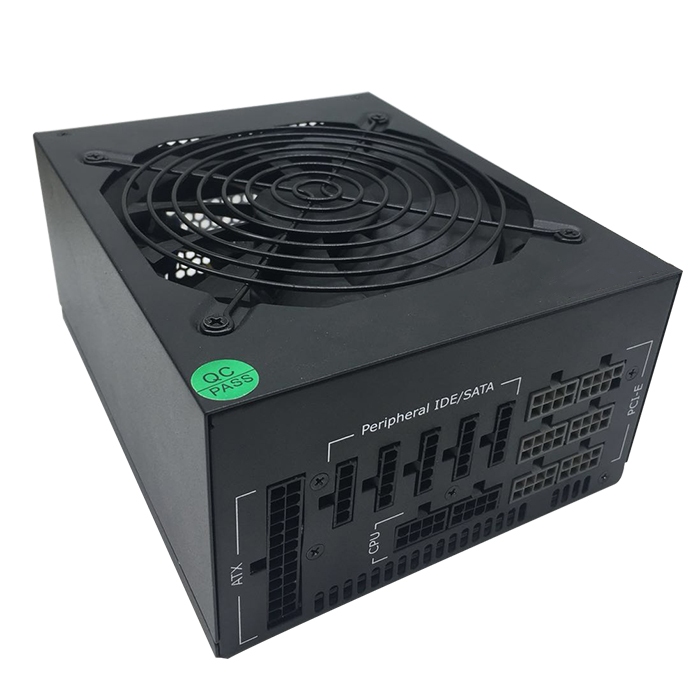 Full module 6 GPU 1600W 1800W Rig Case PSU 90plus+ gold PSU Switching Power Supply Server psu