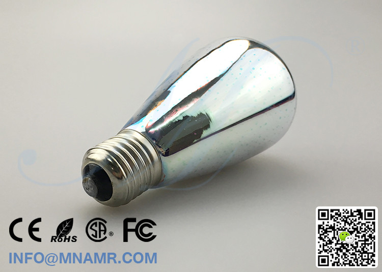 2017 New ST64 4W Fireworks Bulb LED Filament Lamp E27 for Holiday Home Decoration