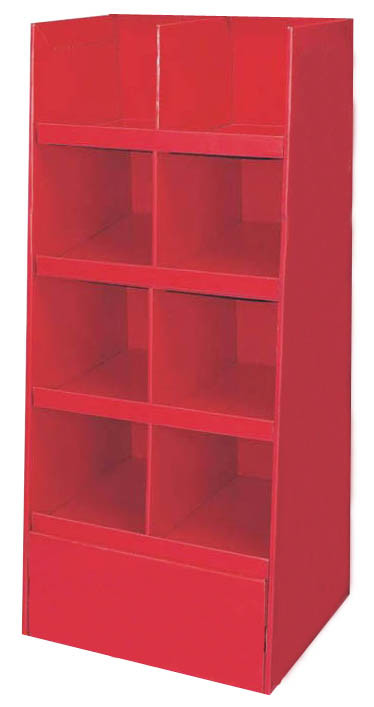 Colorful Cardboard Promotional Stands , Cardboard Pop Up Display Stands