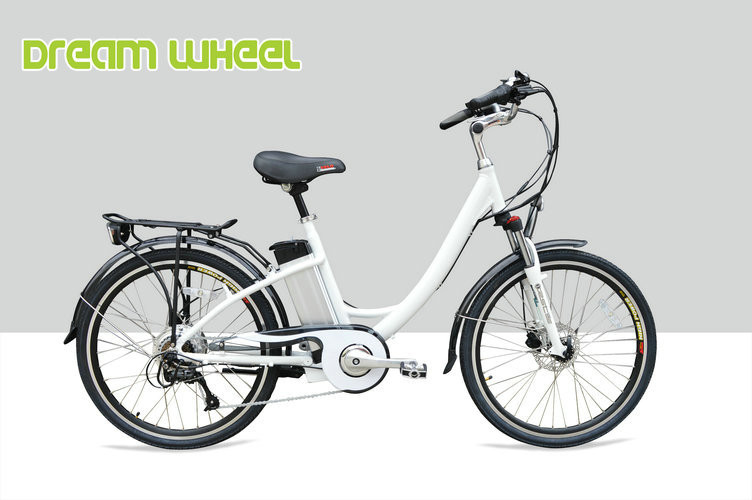 36V 10.4Ah Electric City Ebike 250W Gear Motor