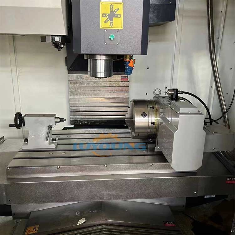 VMC 640 4th Axis Cnc Milling Machine Module Process 4 Axis Cnc Vertical Machining Center