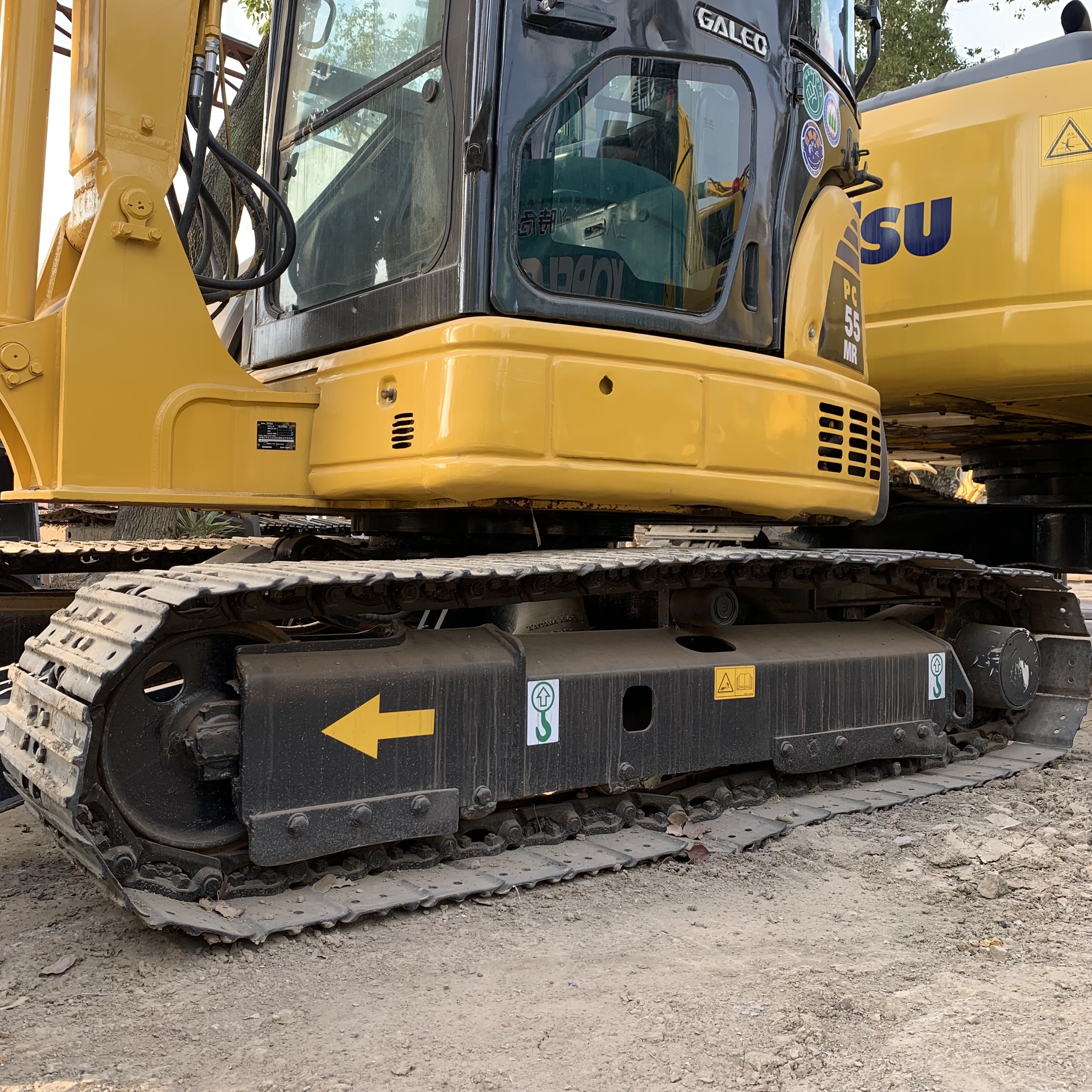 Used Komatsu PC55MR Mini Excavator 5 Ton Crawler Excavator Original Hydraulic Cylinder