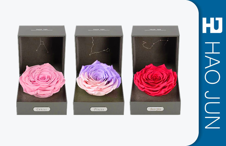 High Quality New Design Luxury Cardboard Flower Boxes Round Packaging Box