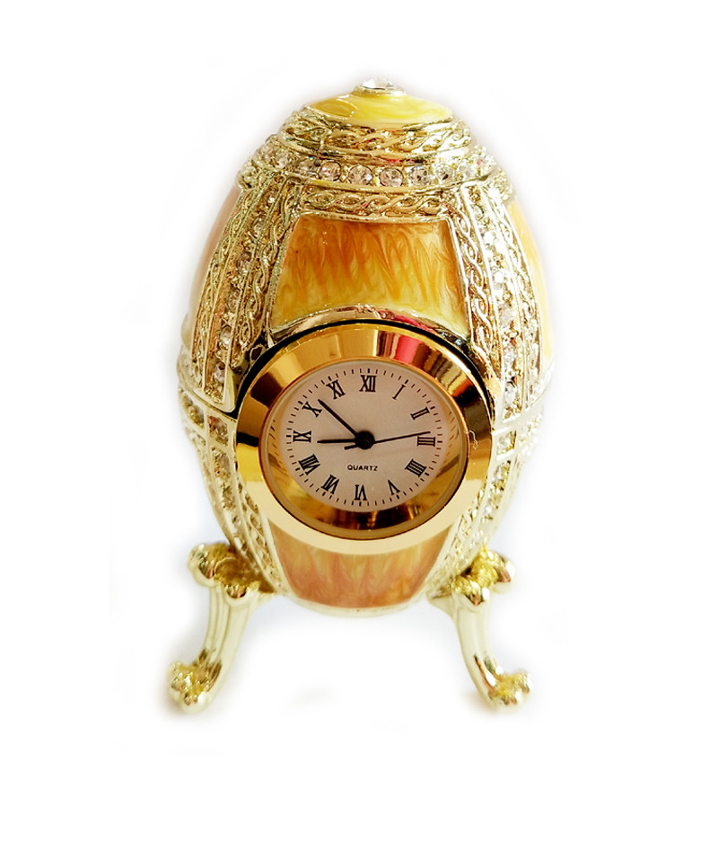 Enamel Faberge Easter Egg Jewelry Box Metal Decorative Faberge Egg Jewelry Box Pewter Easter egg Russian trinket box