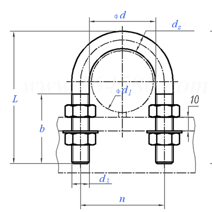 Customized Request 4 Inch 2 1 2 Steel Galvanized Clamping Square Heavy Duty Pipe Tractor Supply Carbon Fiber U Bolts