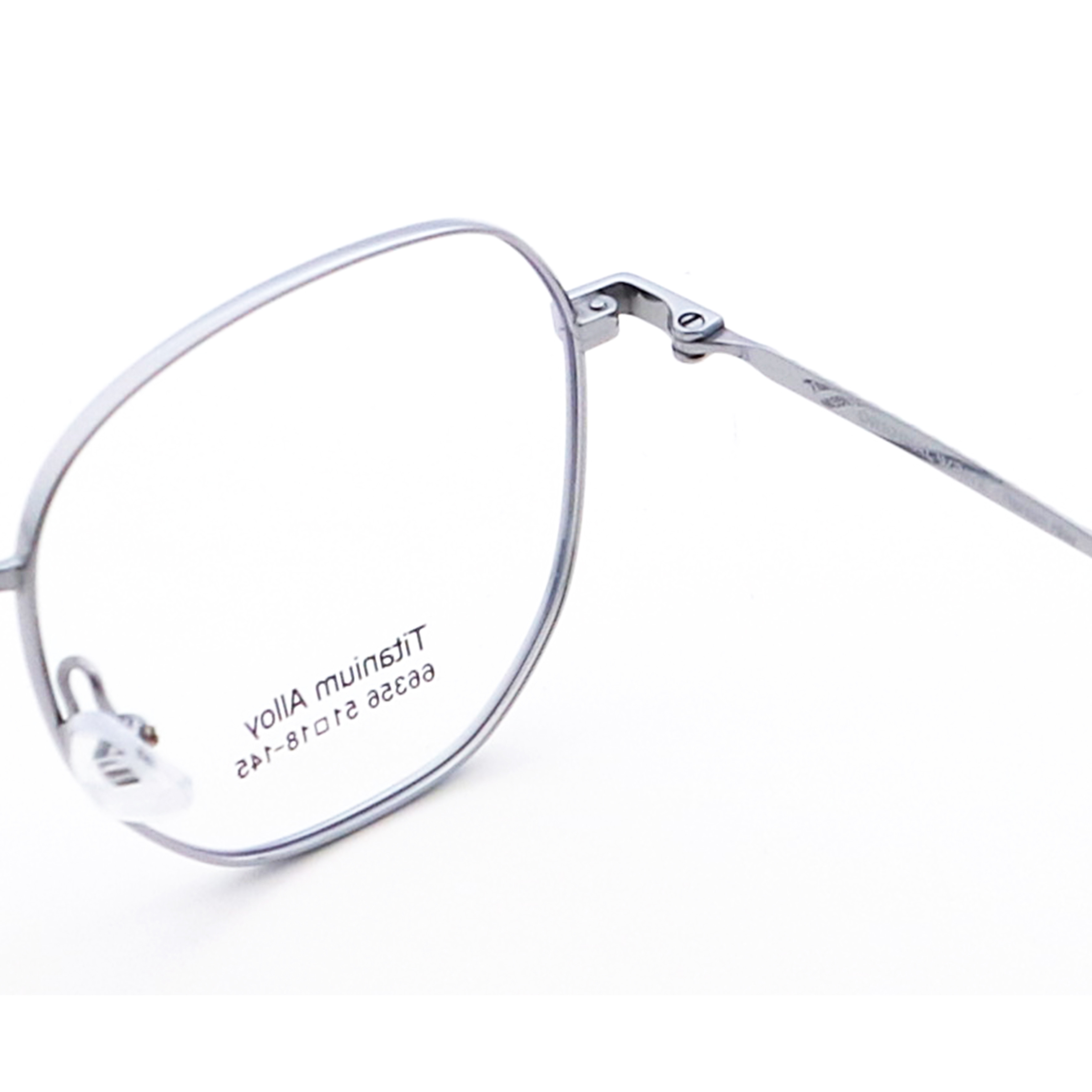 Square Eyeglasses Frames Temple Adjustable β Titanium Unique 66356