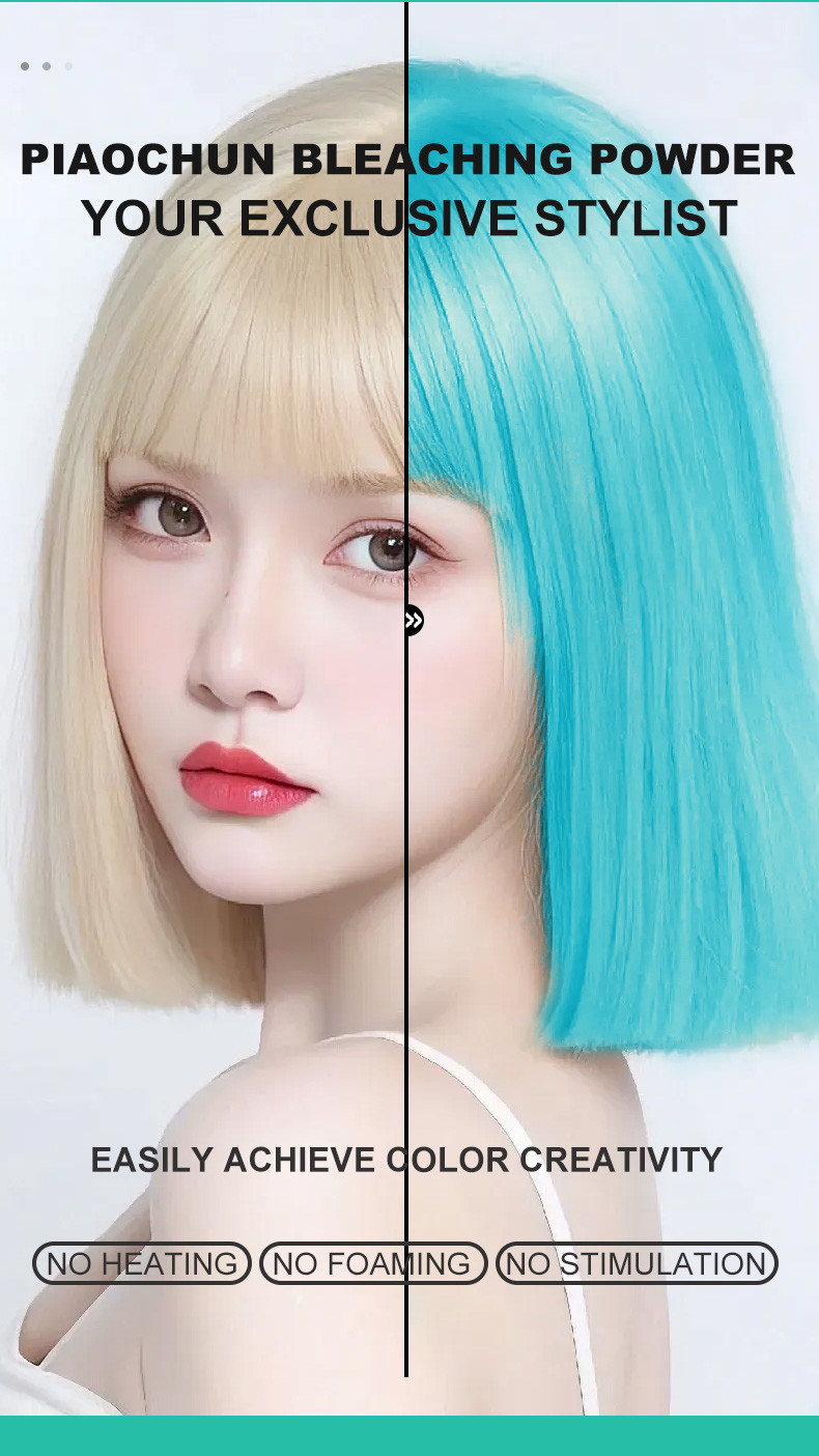 9 Levels Hair Bleaching Powder For Professional Hair Dye No Harmful To Hair