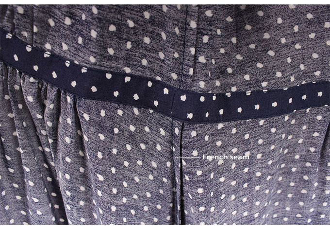 Size 36 Screen Print 100 Rayon Polka Dot Maxi Dress