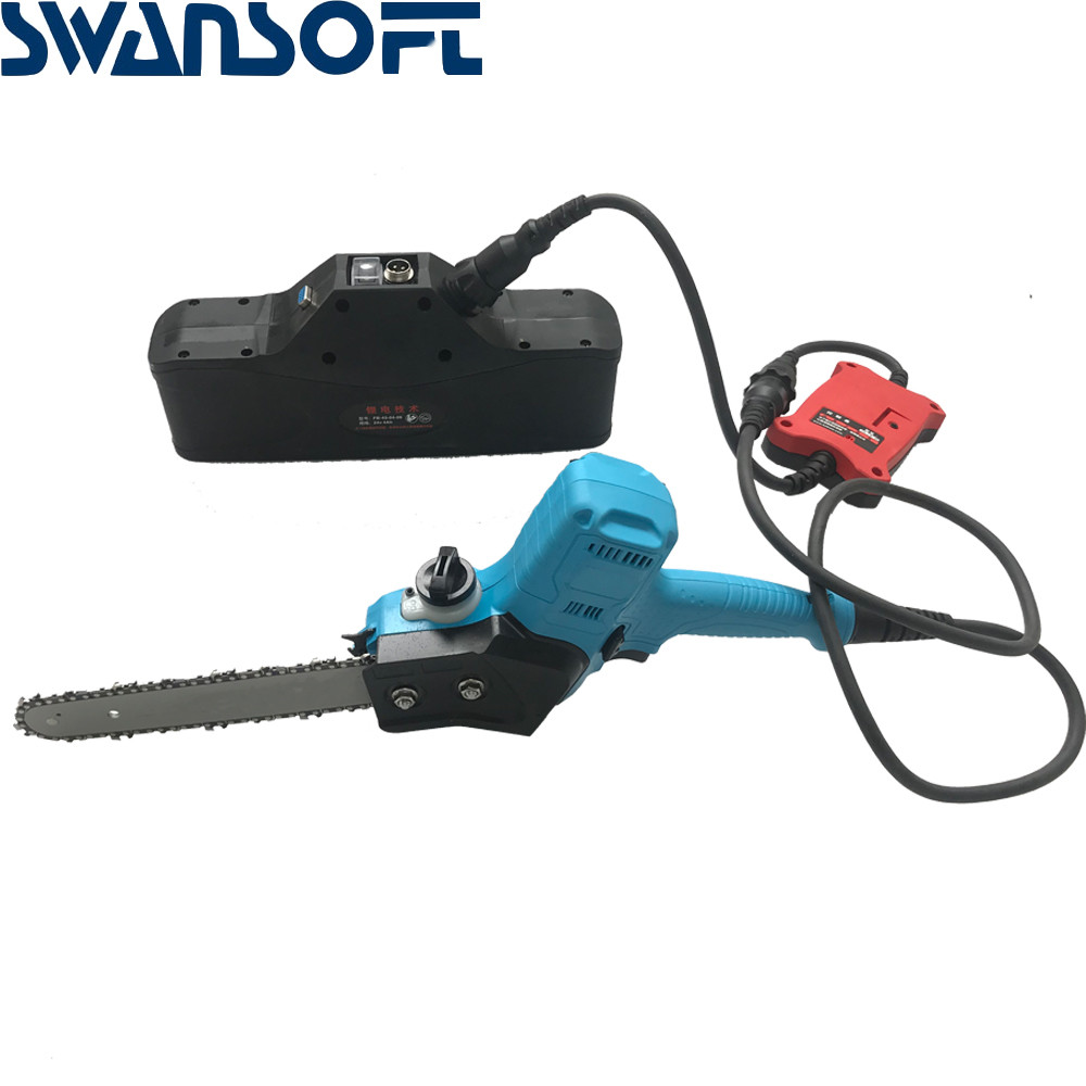 Swansoft 400W Professional 150mm Portable Mini Electric Start Chainsaw Hand Chain Saw
