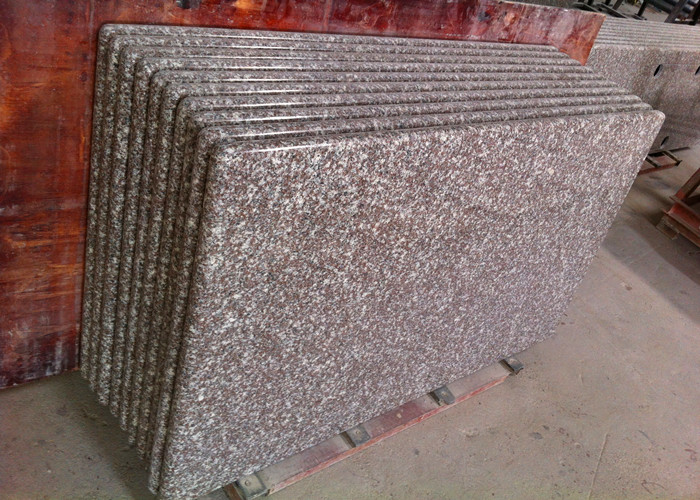 G664 Bainbrook Brown Granite Look Countertops With Rounded Corners