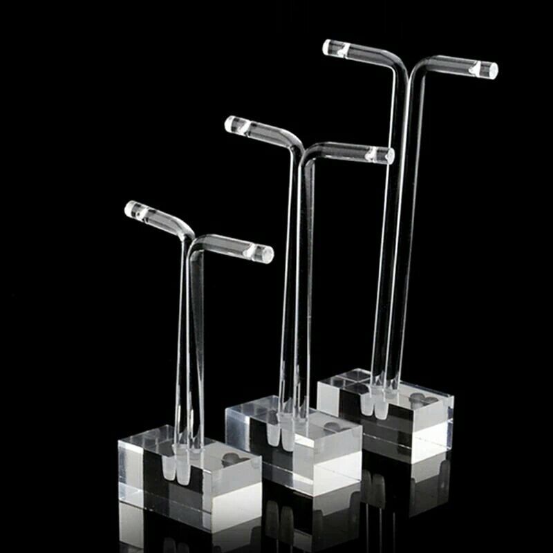 3x5x9cm T Shape Acrylic Jewelry Stand Holder Earring Display Organizer Factory Made