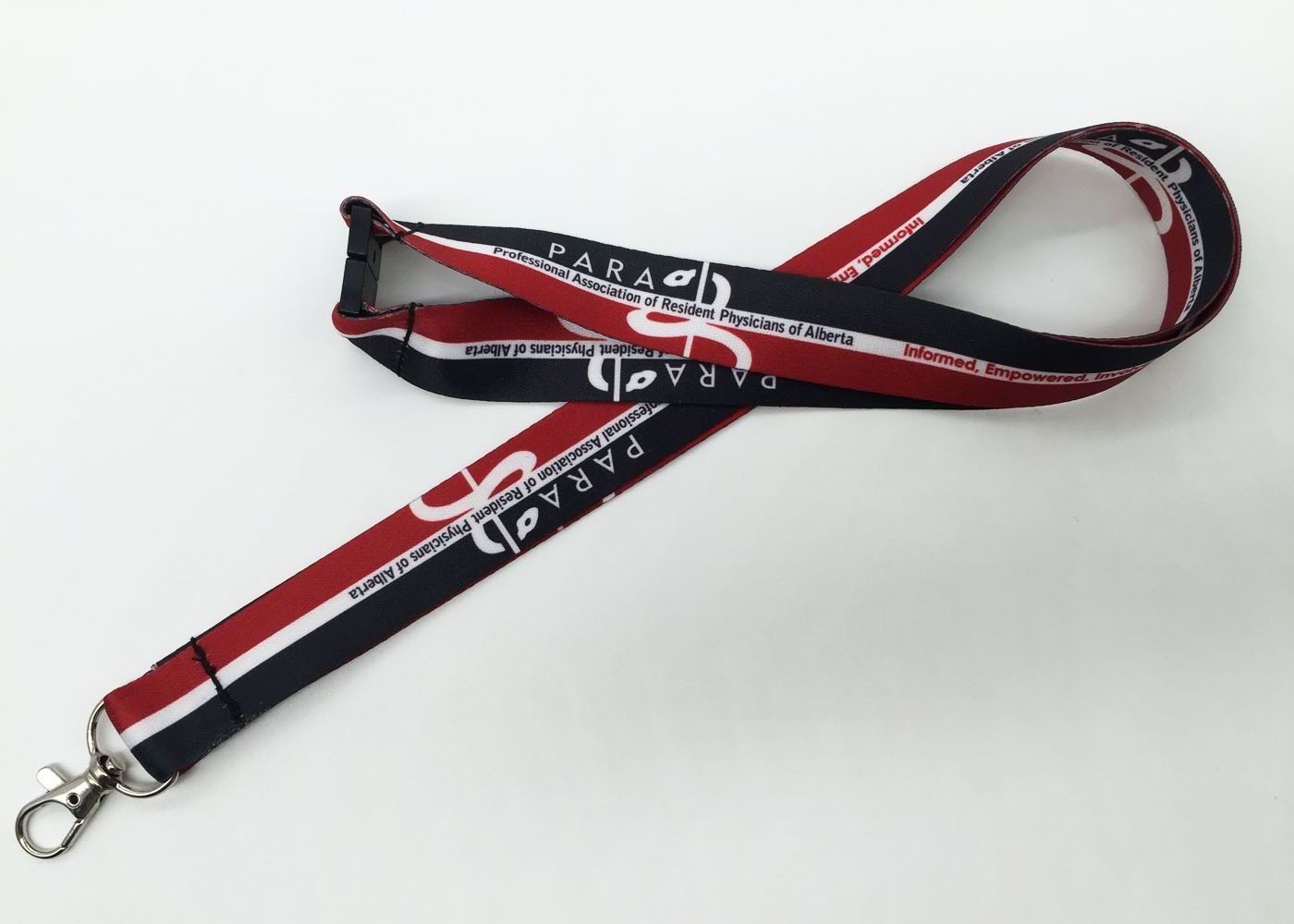 Key / Mobile Phone / Whistle Dye Sublimation Lanyards For Id Badges