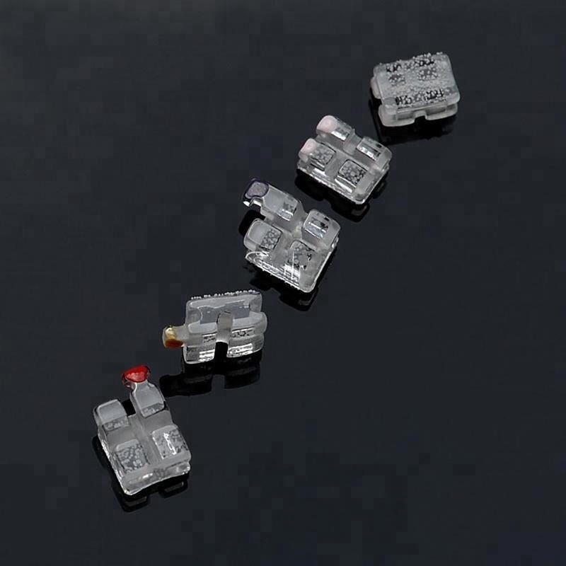 2023 Hot Dental Clinic Autoligado Bracket Mini Standard Ortho Materials Roth/MBT/Edgewise Technology MIM Wire Cutting