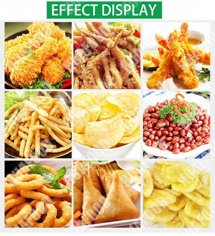 HDF6000 Output Automatic Fryer Machine 1000KG/H Industrial Continuous Fryer