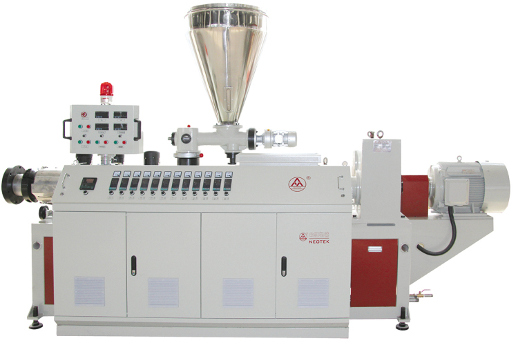 Co-rotating Conical Twin-screw PVC Pipe Extrusion Line for Twin Screw Type Processing