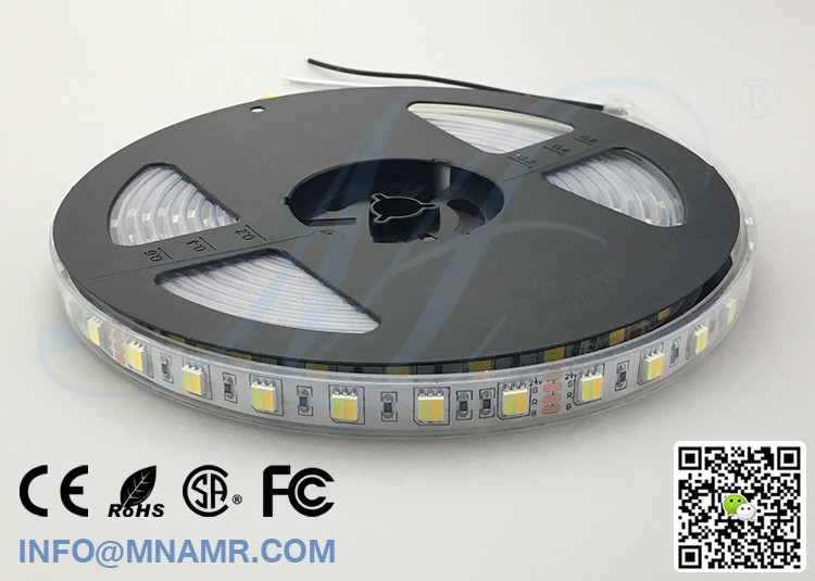 Dimmable LED Strip Lights 12v 24v 15w Shop Lighting Mix Color Temperature Constant Current 5 Meters Each Reel