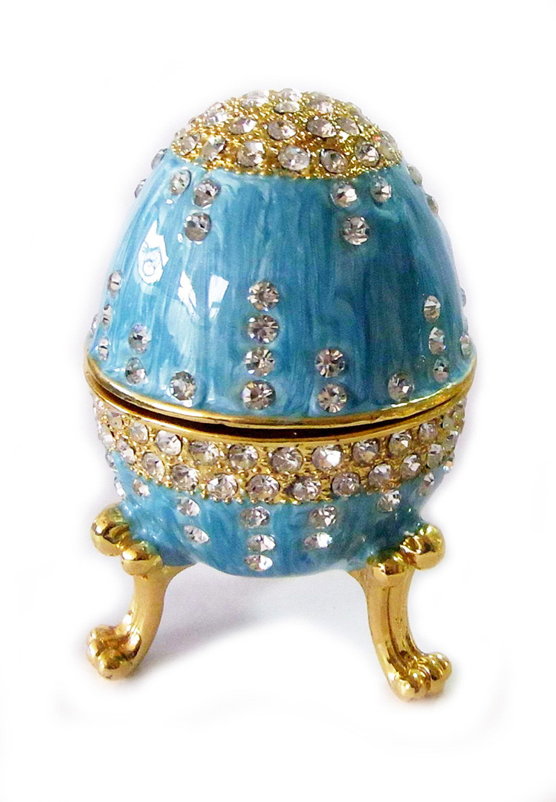 Faberge Egg Trinket Box Home Decorative Box Decorative Faberge Egg Trinket Jewel Box Enamel Easter Egg Jewelry Box
