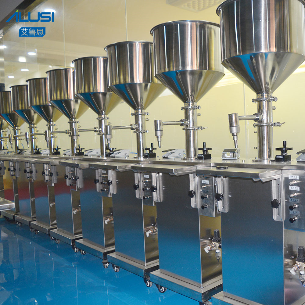Semi Automatic Vertical Paste and Liquid Filling Machine