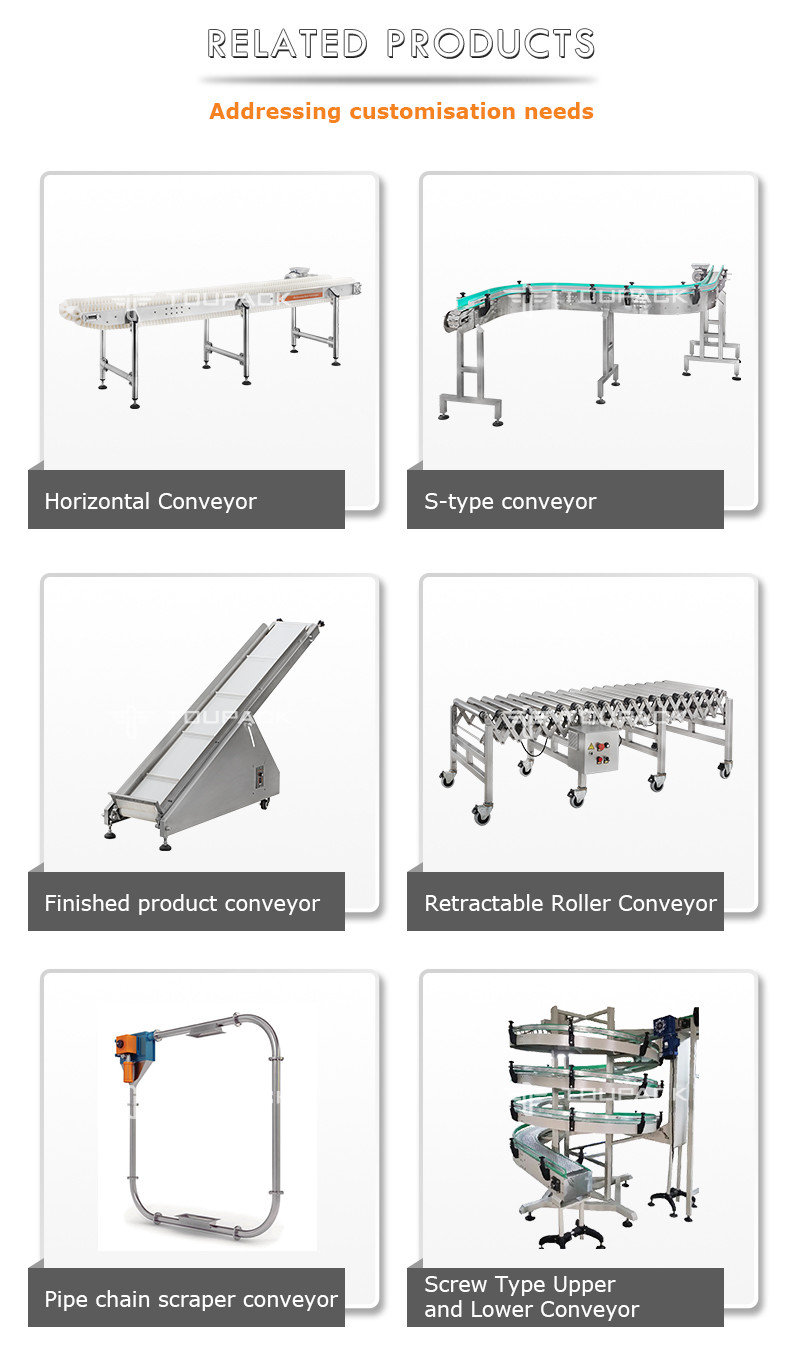 Food Grade Pvc Texture Conveyor Belt Production Line Bags Or Bulk Materials Conveyor Belt System