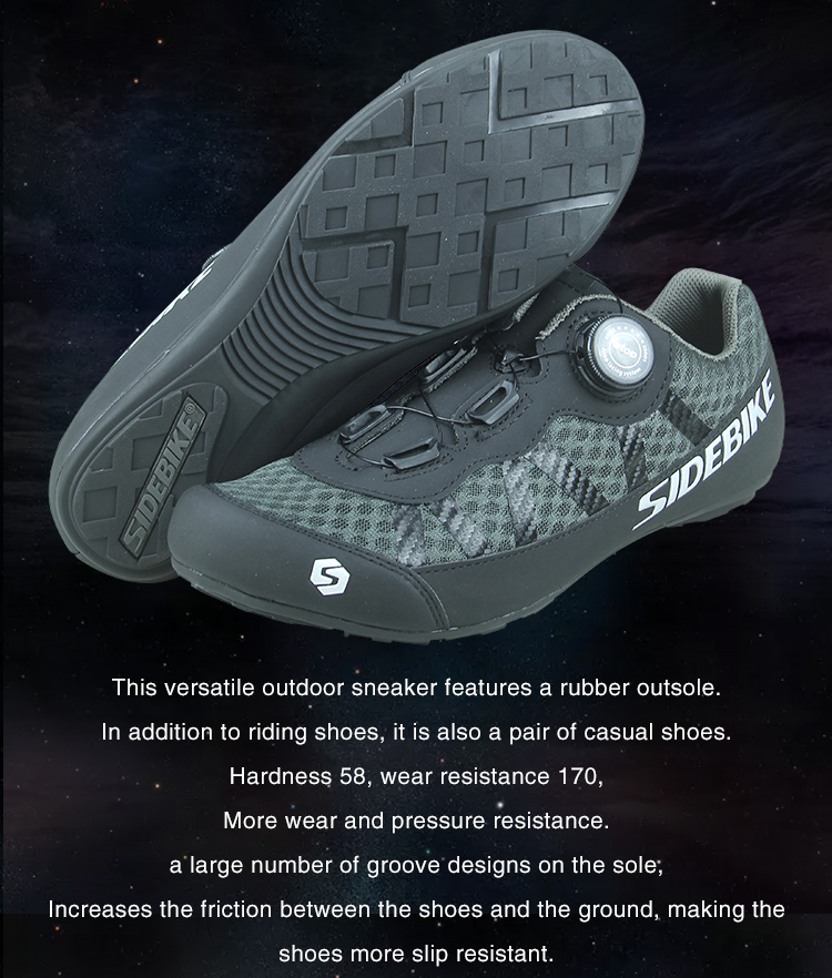 Rubber Outsole Casual Cycling Shoes Geometry Design Body High Pressure Resistance