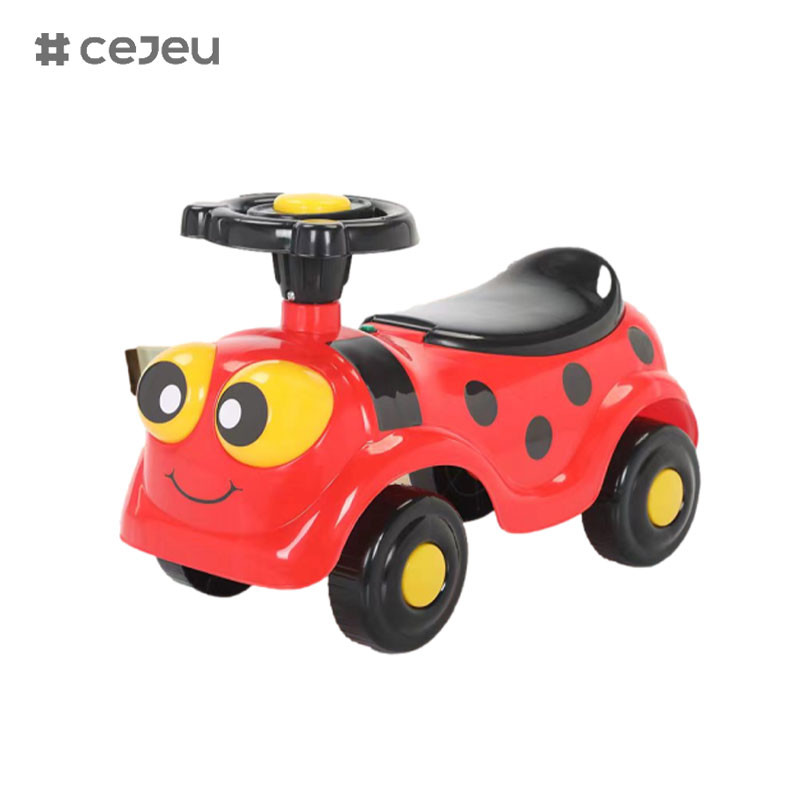 CJ-102,Children's twist car 1-3 years old baby scooter music lighting four-wheel anti-rollover，with Lights/Music Bottom