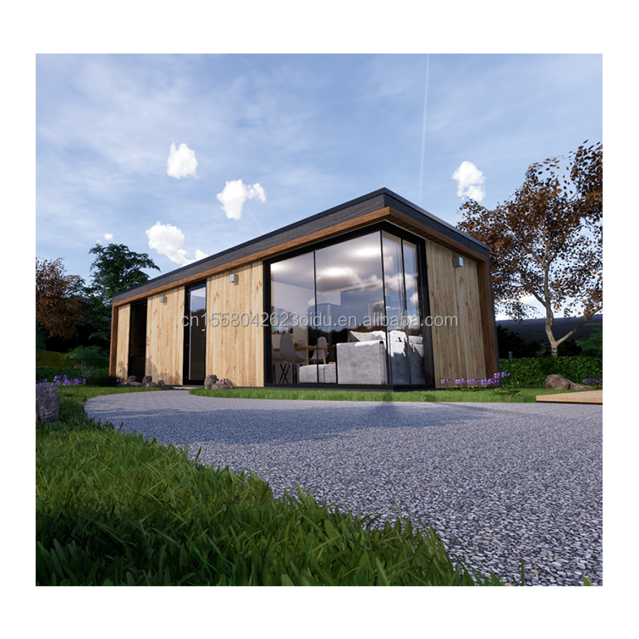 Steel Frame Galvanized Steel Bending 180g Modern Design Prefabricated Container House for Outdoor Residential Space