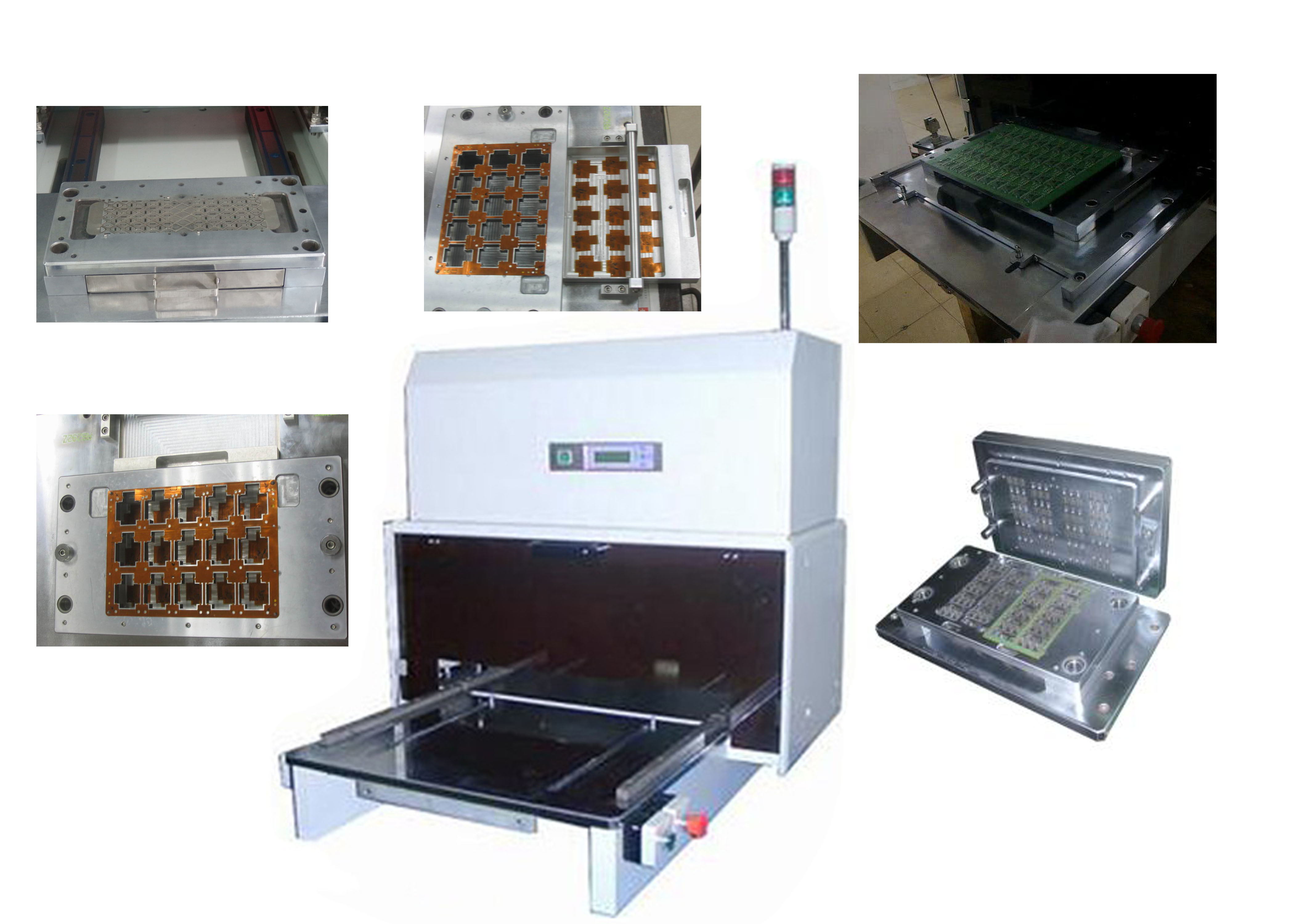 High Precision Pcb Depaneling Machine for Pcb / Fpc Separation 10 Ton Pcb Punching Machine