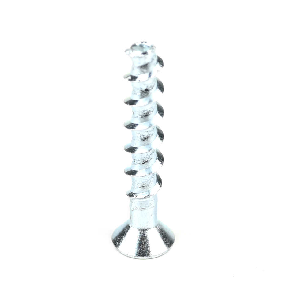 Concrete Block M6x50 Allen Csk Hex Bolt White Zinc Flat Head Self Tapping Anchor Bolts