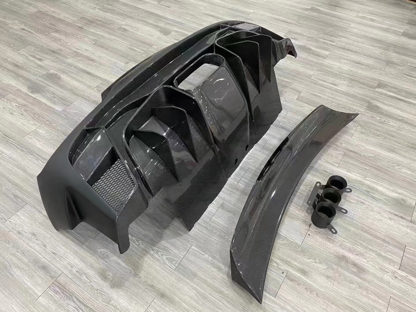 For Ferrari 458 Carbon Fiber Body Kit 458 Upgraded VORS Style Front and Rear Bumper Spoiler Side Skirt Body Kit