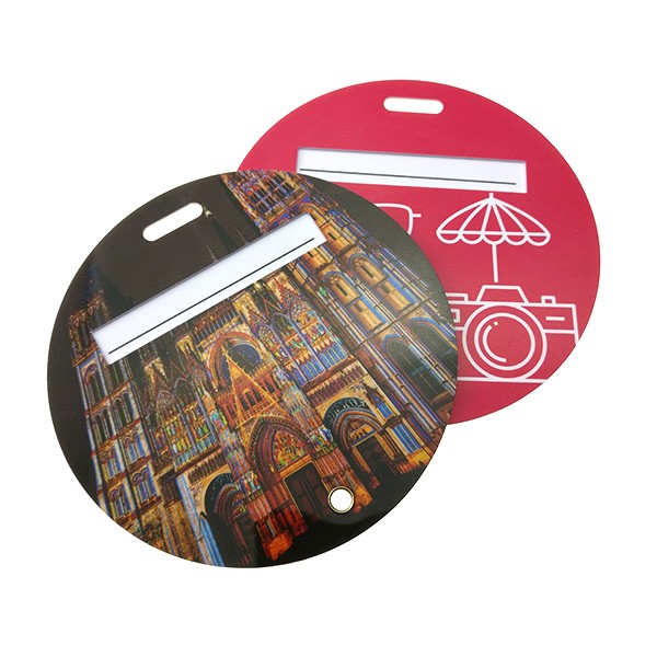 Suitcase Luggage Plastic PVC Card PP ABS With Paper Labels ODM