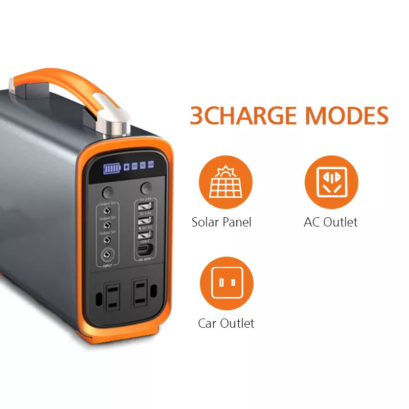 ODM 60HZ LED Outdoor Solar Generator 200W Portable Power Station For Camping