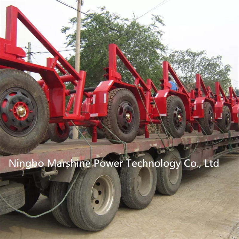 Heavy Duty Suspension Cable Drum Reel Carrier Trailer