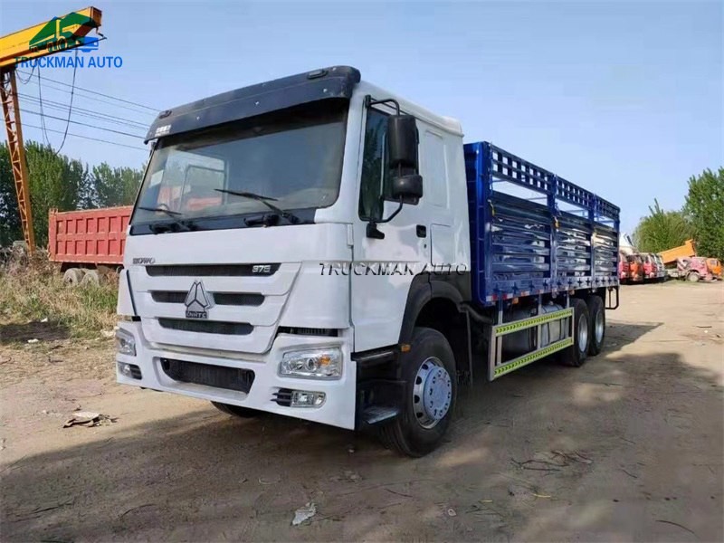 371HP Or 375HP Used HOWO Cargo Truck 30-40 Tons