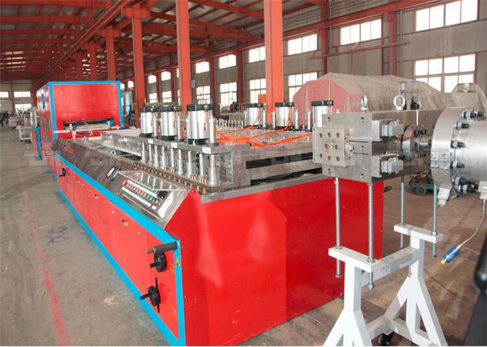 Plastic WPC Profile Production Line / Wood Plastic Profile Extrusion Machines