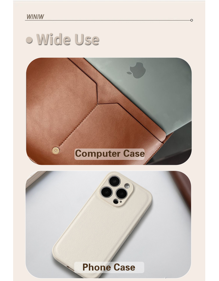 Vegan Plant Leather For Electronics Cover