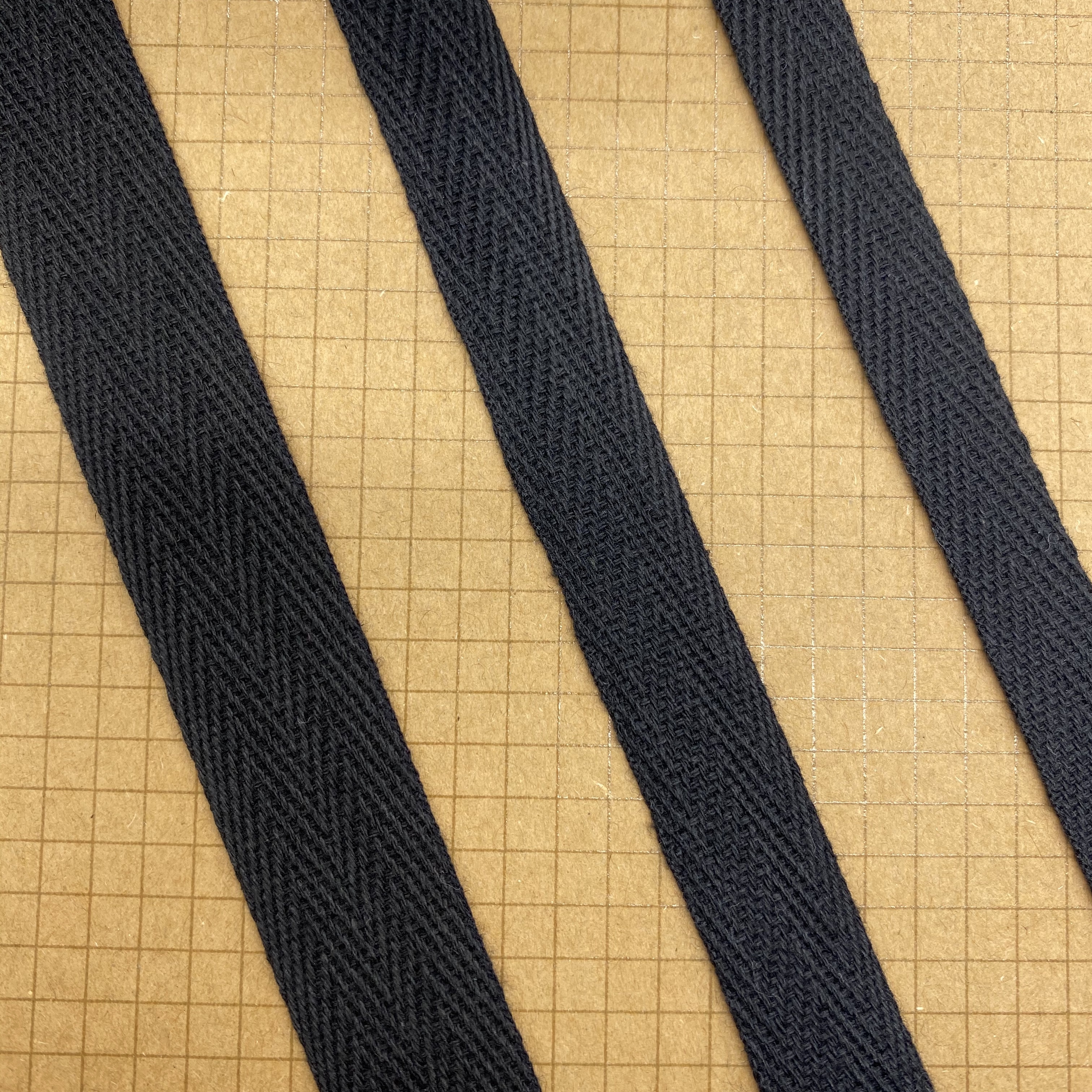 Custom width herringbone pattern thin cotton binding tape Cotton twill Webbing for clothing
