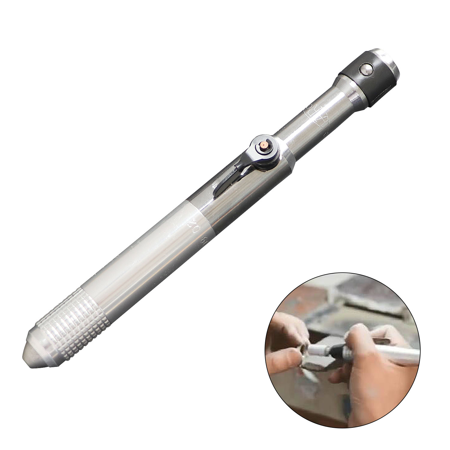 T38 Rotary Handpiece Hammer Flex Shaft Machines Carving Quick Change