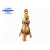 Buy cheap 4 Side Card Display Stands Eiffel Tower Shaped 24 Hooks For BIC Stationery from wholesalers