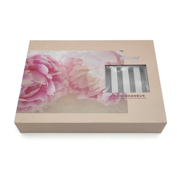 Skincare Cosmetic Gift Box Packaging Paperboard Magnetic Flip Top Box With
