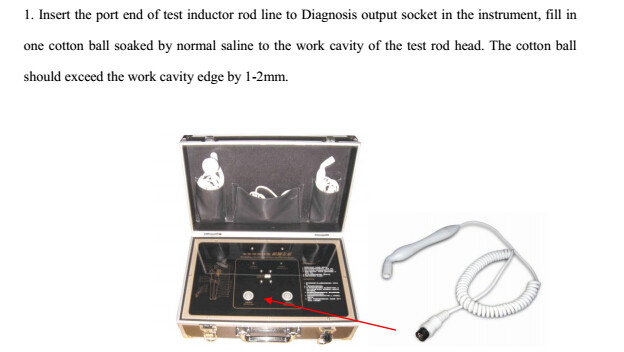 English version Meridian Health Analysis Systerm Machine