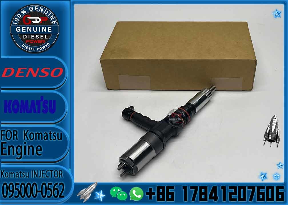 High Quality Electric Common Rail Injector 6218-11-3101 095000-0562 For Komatsu Sa6D140E