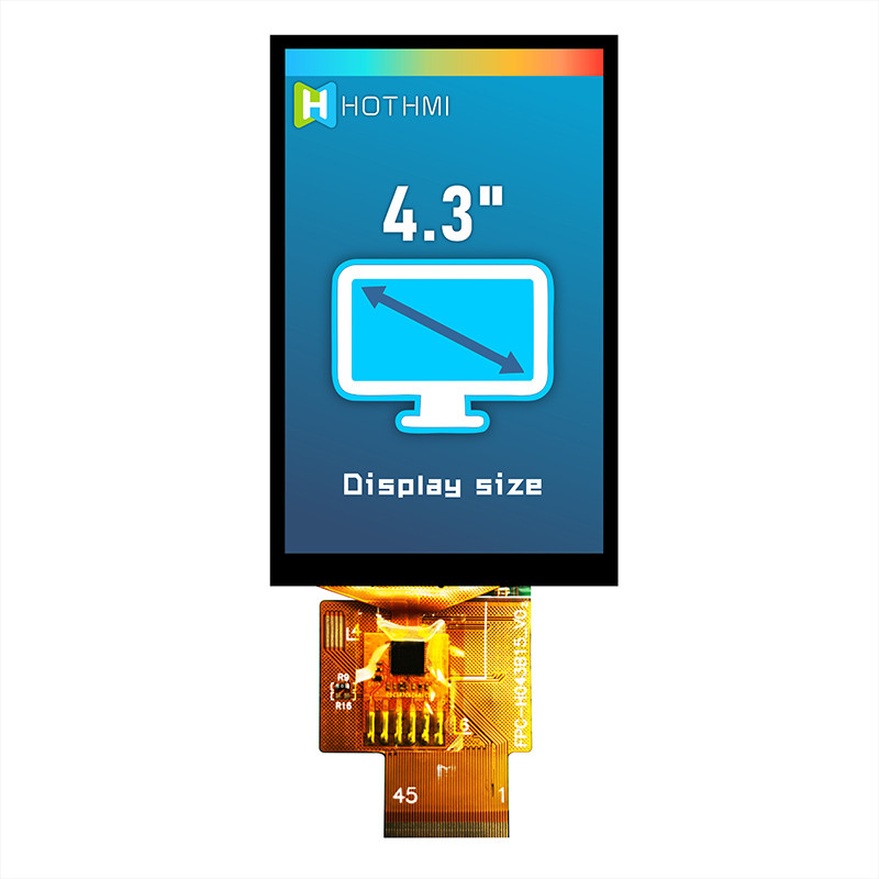 4.3 Inch IPS SPI Capacitive Touch Panel TFT Display 480x800 Pcap Monitor