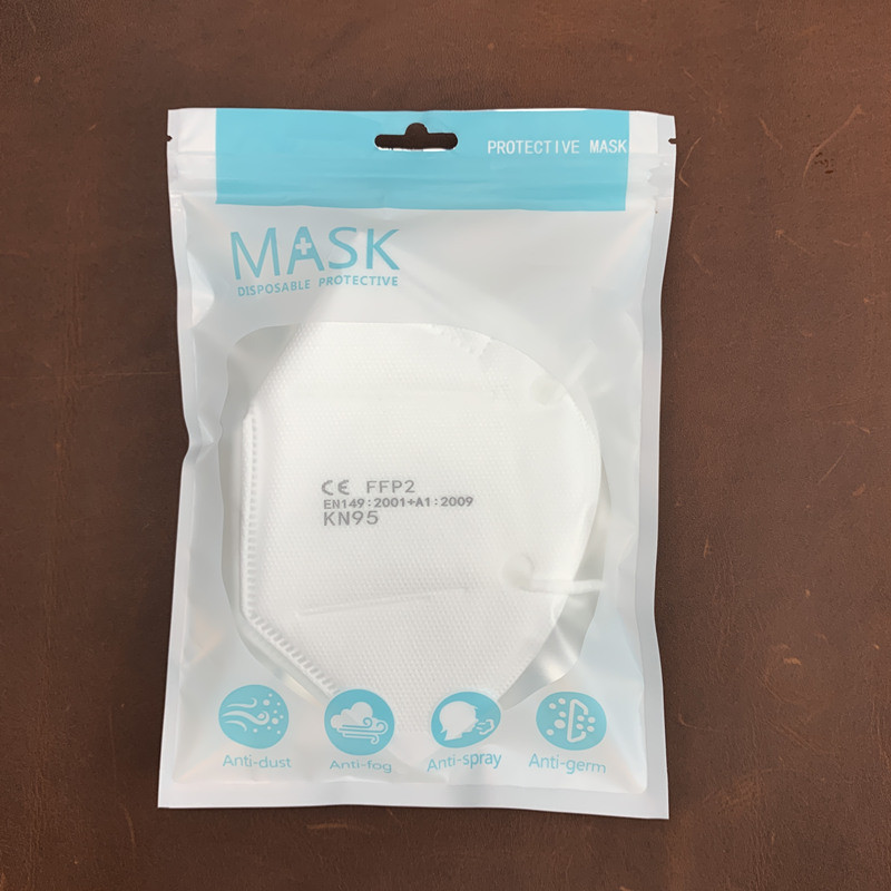 4 Ply FFP2 Face Mask Non Woven Disposable FFP2 Medical Mask Antibacterial