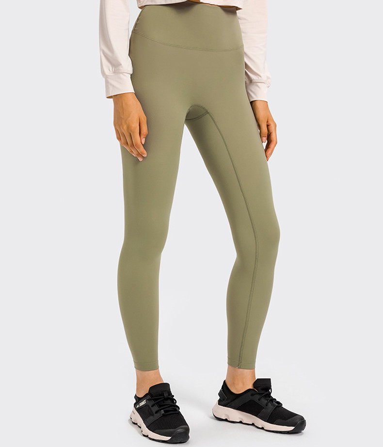 Finished Workout Yoga Pants Capri Womens Nylon Leggings With Pockets